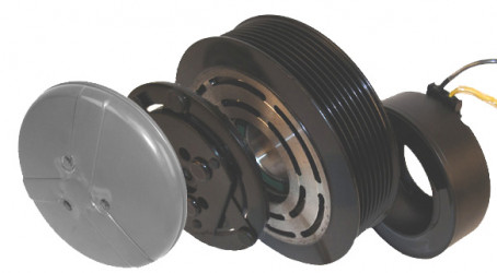 Image of A/C Compressor Clutch - Fits Sanden Comp. 7H15 from Sunair. Part number: CA-245BWT-24VDS