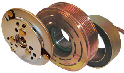Image of A/C Compressor Clutch - Fits Sanden Comp. 510 from Sunair. Part number: CA-267A