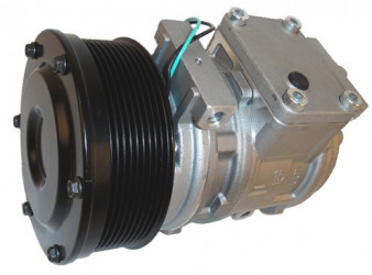 Image of A/C Compressor - 10PA15C COMP W/CLUTCH PV9 129MM 24V from Sunair. Part number: CO-1052CA