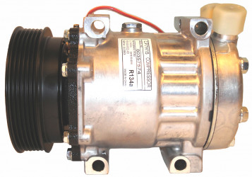 Image of A/C Compressor - 7H15 DM PV6 119 12V PT-4002 JD from Sunair. Part number: CO-2326CA