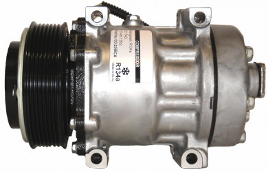 Image of A/C Compressor - 7H15 DMS PV7 119 12V GV from Sunair. Part number: CO-2388CA