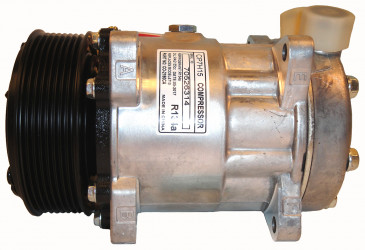 Image of A/C Compressor - 7H15 EM PV8 24V PT-4002 CB from Sunair. Part number: CO-2430CA