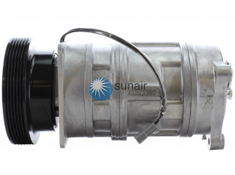 Image of A/C Compressor - OE A6 PV6 5.50 IN 12V HP from Sunair. Part number: CO-5021C