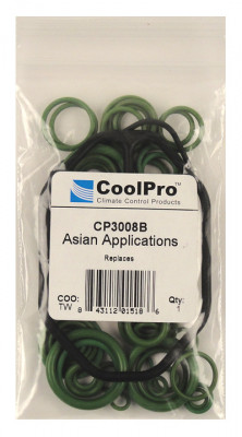 Image of A/C O-Ring Kit - ASIAN APPLICATIONS from Sunair. Part number: CP3008B