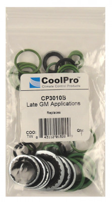 Image of A/C O-Ring Kit - LATE GM APPLICATIONS--BAGGED from Sunair. Part number: CP3010B