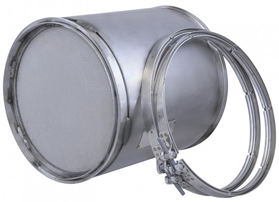 Image of Diesel Particulate Filter - Premium grade with inlet gasket and mounting included from Sunair. Part number: DPF-2002