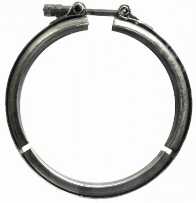 Image of Diesel Particulate Filter Clamp - Looped End with Bolt Clamping from Sunair. Part number: DPF-C5