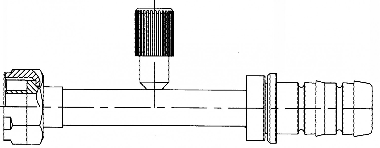 Image of A/C Refrigerant Hose Fitting - Strt Fem Rotalok Steel Ftg from Sunair. Part number: EJ3421-1012S