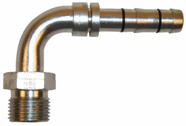 Image of 90 degree  Male Insert O-ring with fitting kit from . Part number: FF-FJ3056-02-0808S