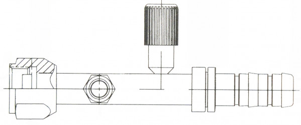 Image of Straight Female w/R134a Port & Sw Port with fitting kit from . Part number: FF-FJ3363-02-0810S