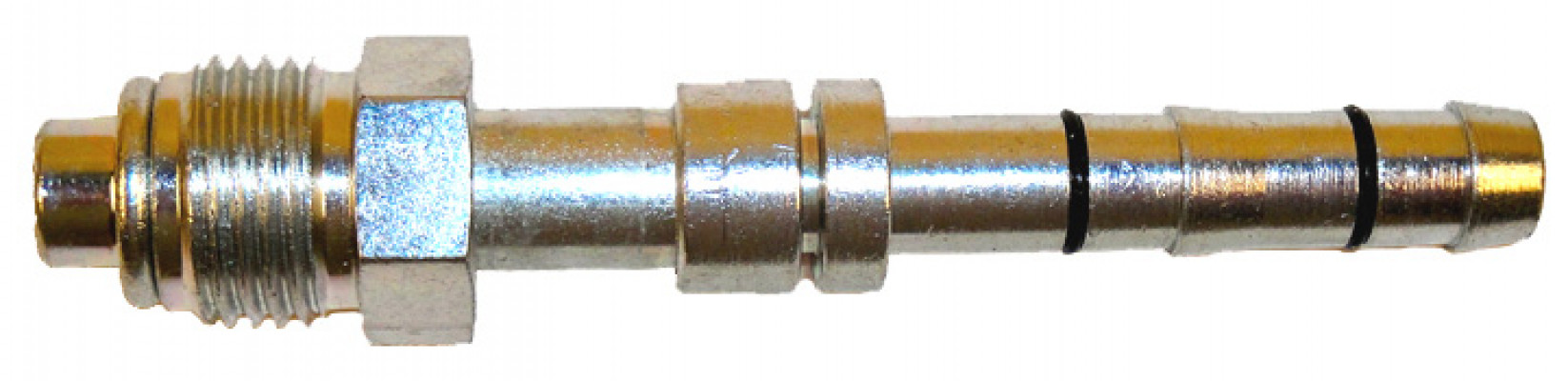 Image of A/C Refrigerant Hose Fitting - Strt Male O-ring Steel Ftg from Sunair. Part number: FF14197