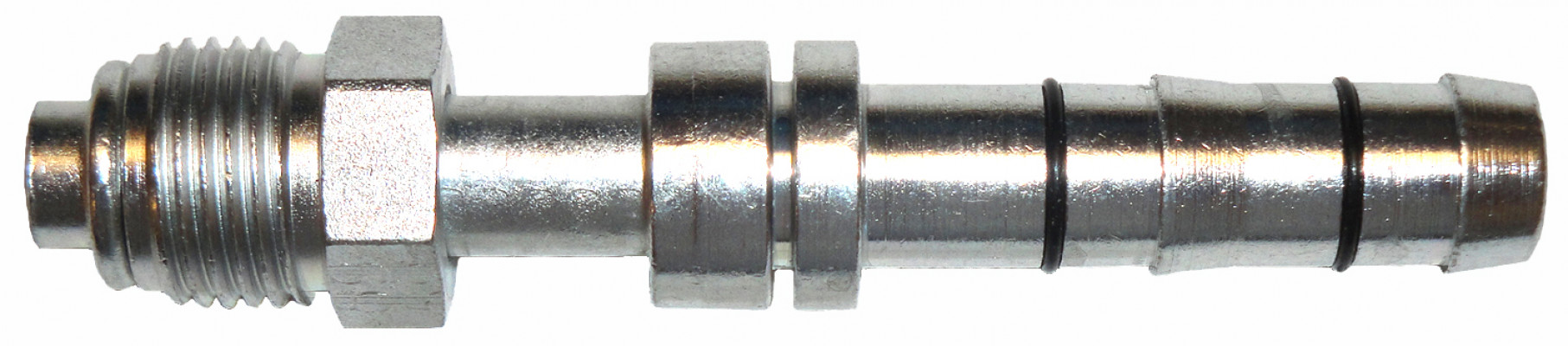 Image of A/C Refrigerant Hose Fitting - Strt Male O-ring Steel Ftg from Sunair. Part number: FF14198