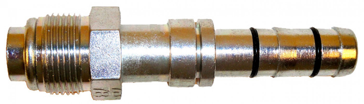 Image of A/C Refrigerant Hose Fitting - Strt Male O-ring Steel Ftg from Sunair. Part number: FF14200