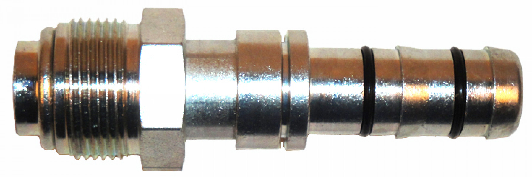 Image of A/C Refrigerant Hose Fitting - Strt Male O-ring Steel Ftg from Sunair. Part number: FF14202