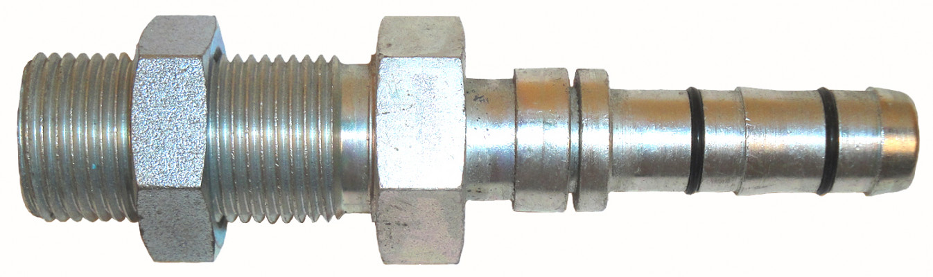 Image of A/C Refrigerant Hose Fitting - Strt Bulkhead Steel Ftg from Sunair. Part number: FF14219