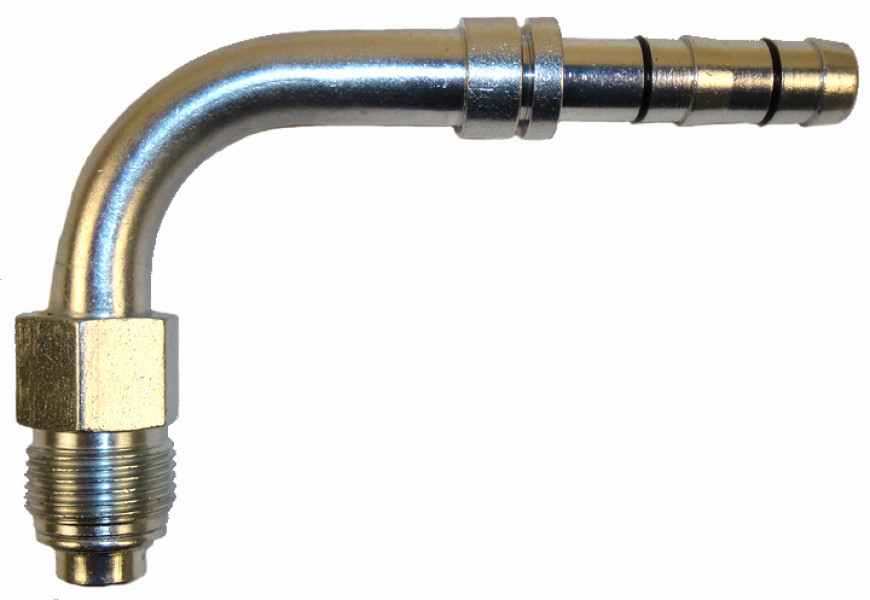 Image of A/C Refrigerant Hose Fitting - 90uc0u65533  Male O-ring Steel Ftg from Sunair. Part number: FJ3019-04-0808S