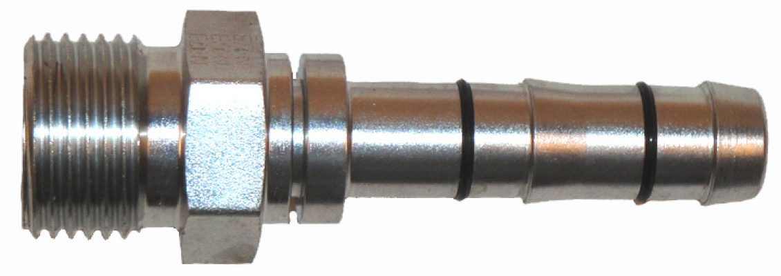 Image of A/C Refrigerant Hose Fitting - Strt Male Insert O-ring Steel Ftg from Sunair. Part number: FJ3026-0808S