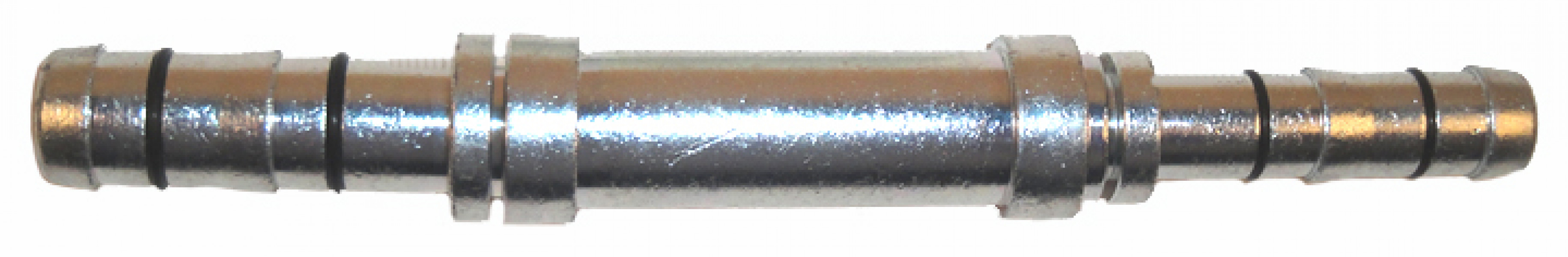 Image of A/C Refrigerant Hose Fitting - Strt Splicer Steel Ftg from Sunair. Part number: FJ3045-1008S