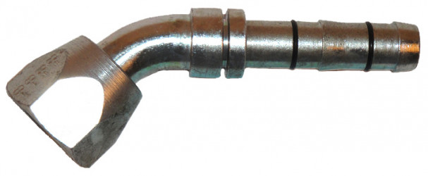 Image of A/C Refrigerant Hose Fitting - 45 degree  Fem Flare Steel Ftg from Sunair. Part number: FJ3059-03-0808S