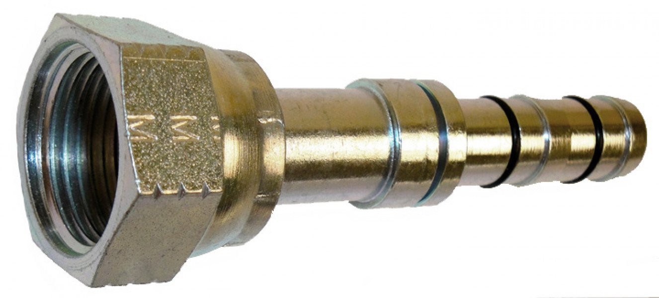 Image of A/C Refrigerant Hose Fitting - Strt Fem ORS Steel Ftg from Sunair. Part number: GA23911-10-10