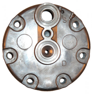 Image of A/C Compressor Head - Fitting Type: Horiz Pad M10 x 1.25 from Sunair. Part number: HP-2053