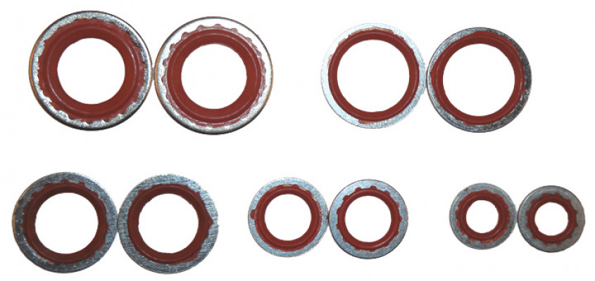 Image of A/C O-Ring Kit - STAT SEAL SINGLE JOB KIT from Sunair. Part number: KT-STATSEAL