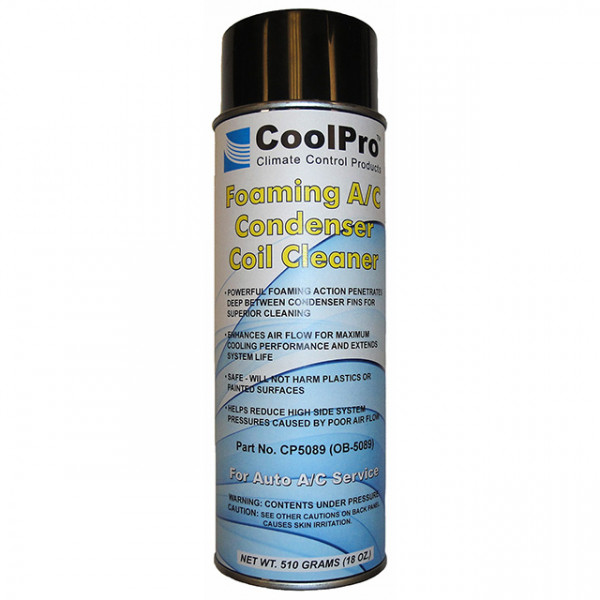 Image of A/C Compressor Oil Additive - Foaming Cond Cleaner 18oz from Sunair. Part number: OB-5089C