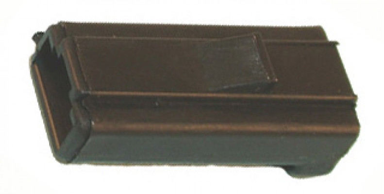 Image of A/C Compressor Clutch Connector - PIGTAIL BLACK HOUSING ONLY SPADE from Sunair. Part number: PT-4009