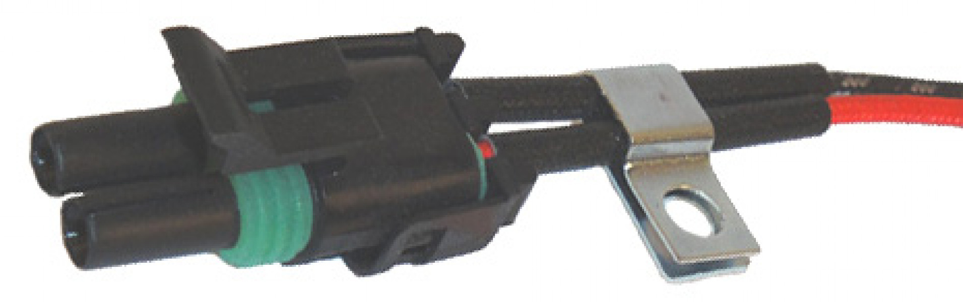 Image of A/C Compressor Clutch Connector - 2 Pin Pigtail Weatherpack 4812 Connector from Sunair. Part number: PT-4048