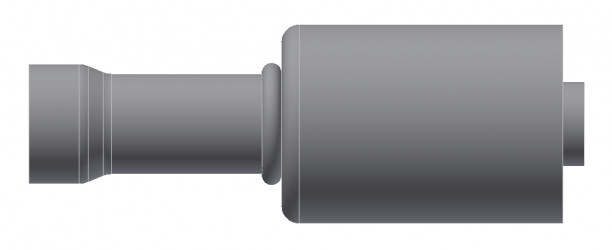 Image of Straight Braze-On Nipple | AC Hose Fitting fits Standard Barrier Hose | Burgaflex SA-52743-12-12S from Sunair. Part number: SA-52743-12-12S