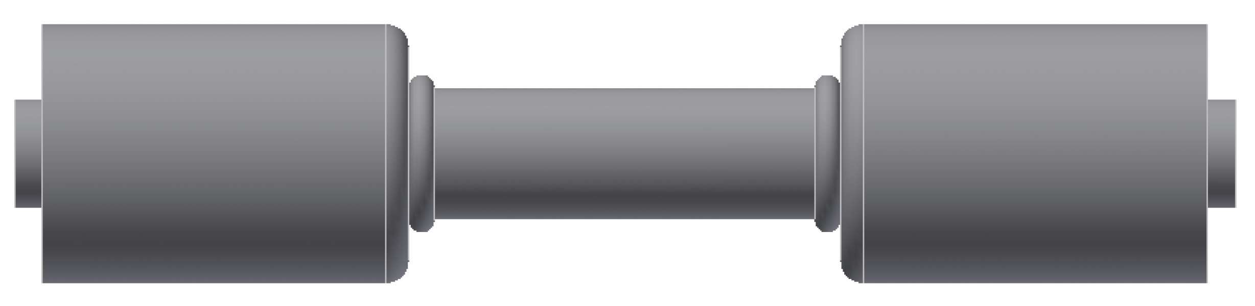 Image of A/C Refrigerant Hose Fitting - INLINE SPLICER , Strt - Std Barrier Steel Ftg from Sunair. Part number: SA-7087-06-06S