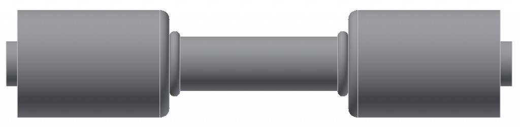 Image of A/C Refrigerant Hose Fitting - INLINE SPLICER , Strt - Std Barrier Steel Ftg from Sunair. Part number: SA-7087-08-08S