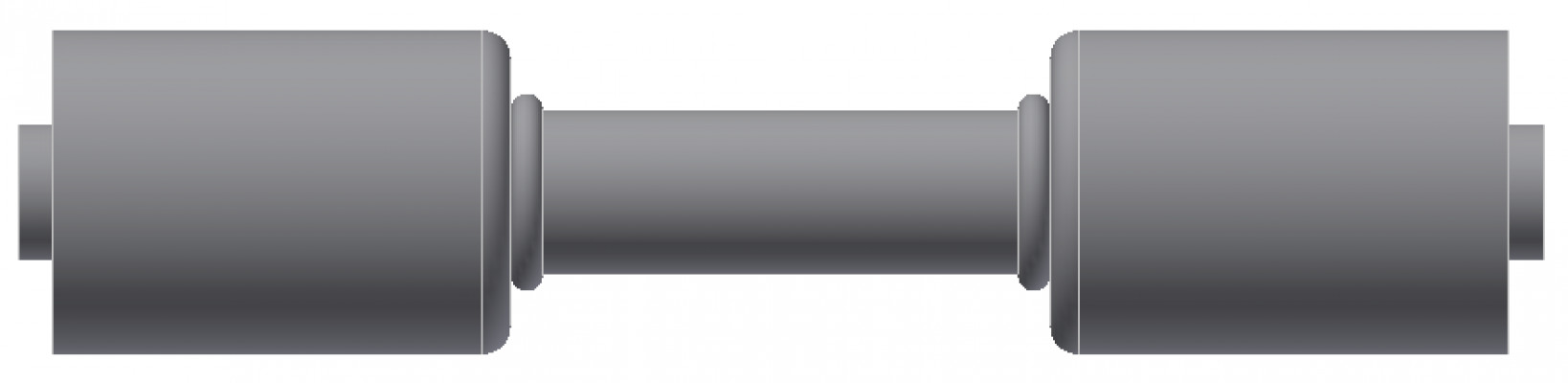 Image of A/C Refrigerant Hose Fitting - INLINE SPLICER , Strt - Std Barrier Steel Ftg from Sunair. Part number: SA-7087-12-12S