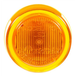 Image of 10 Series, LED, Yellow Round, 2 Diode, M/C Light, P2, 12V from Trucklite. Part number: 10250Y