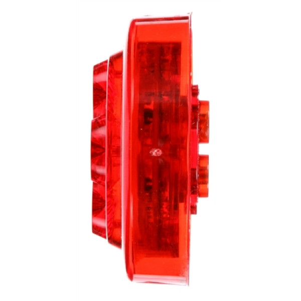 Image of 10 Series, LED, Red Round, 8 Diode, Low Profile, M/C Light, PC, 12V from Trucklite. Part number: 10286R