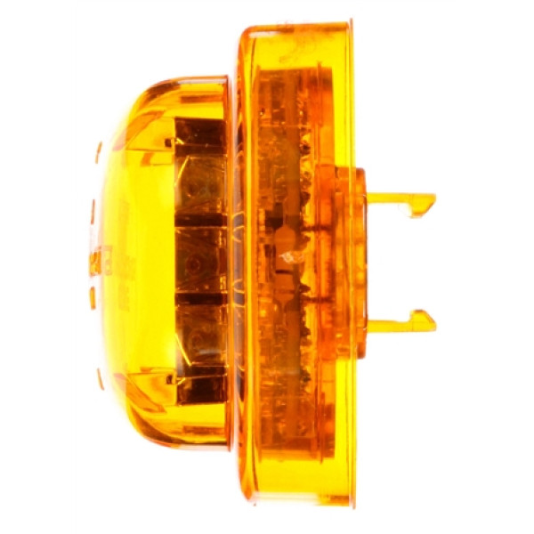 Image of 10 Series, High Profile, LED, Yellow Round, 8 Diode, M/C Light, PC, 12V from Trucklite. Part number: 10375Y