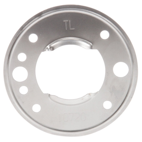 Image of 10 Series, Bracket Mount, 2-1/2 in Diameter Lights, Round, Silver, 2 Screw Bracket Mount, Kit from Trucklite. Part number: 10400
