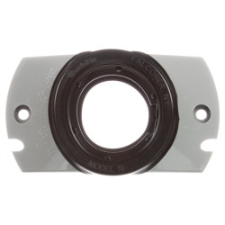 Image of 10 Series, Bracket Mount, 2-1/2 in Diameter Lights, Round, Gray, 2 Screw Bracket Mount, Kit from Trucklite. Part number: 10414