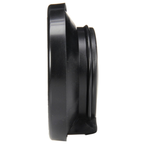 Image of Open Back, Black Grommet For 10 Series Wide Groove And 2.5 in. Round Lights from Trucklite. Part number: 10700