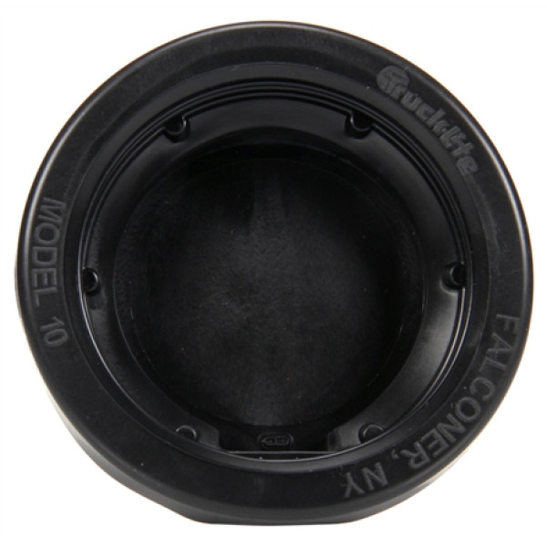 Image of Closed Back, Black Grommet For 10 Series Wide Groove And 2.5 in. Round Lights from Trucklite. Part number: 10702