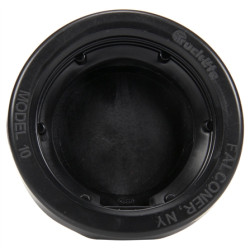 Image of Closed Back, Black Grommet For 10 Series Wide Groove And 2.5 in. Round Lights from Trucklite. Part number: 10702