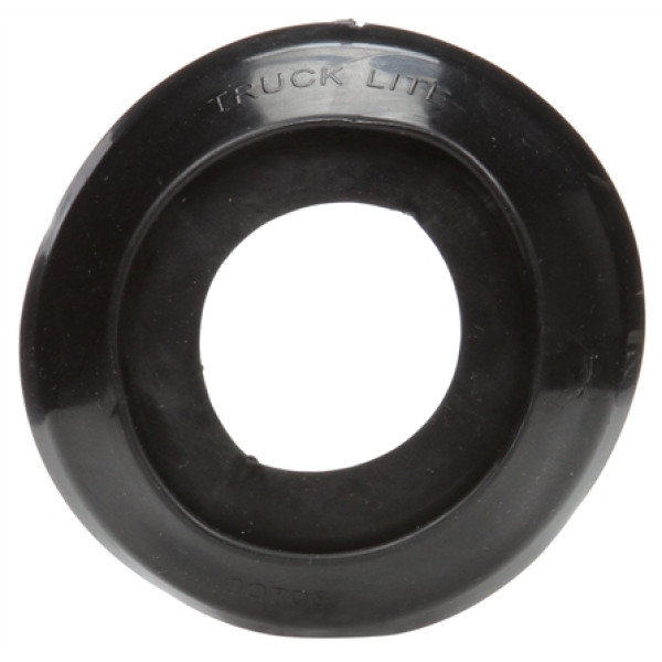 Image of Open Back, Black Grommet For 10 Series Wide Groove And 2.5 in. Round Lights from Trucklite. Part number: 10708
