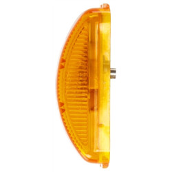 Image of 15 Series, Incan., Yellow Rectangular, 1 Bulb, M/C Light, PC2, 12V from Trucklite. Part number: 15200Y