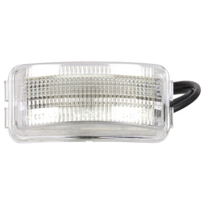 Image of 15 Series, LED, 3 Diode, Rectangular, License Light, Bracket, 12V from Trucklite. Part number: 15227
