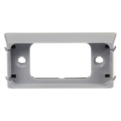 Image of 15 Series, Bracket Mount, 15 Series Lights, Rectangular, Gray, 2 Screw Bracket Mount, Kit from Trucklite. Part number: 15404