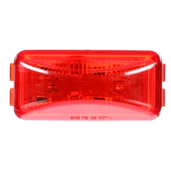 Image of Signal-Stat, LED, Red Rectangular, 2 Diode, M/C Light, P2, 12V from Signal-Stat. Part number: 1560