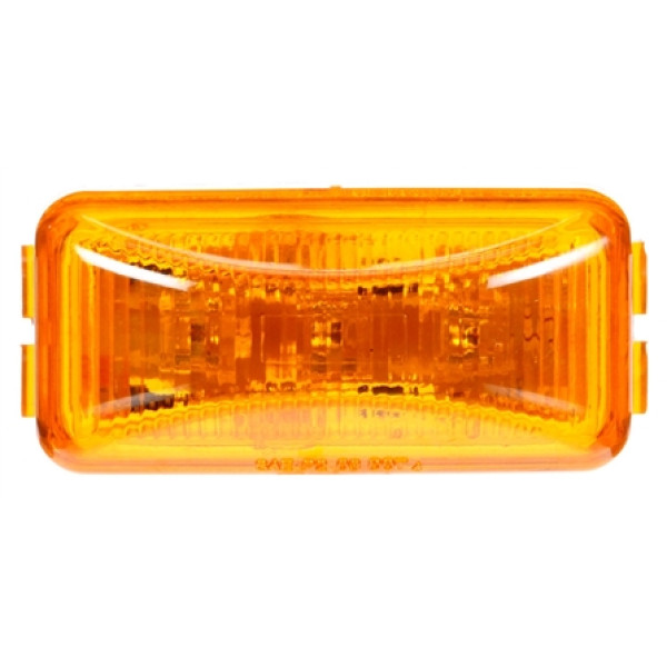 Image of Signal-Stat, LED, Yellow Rectangular, 3 Diode, M/C Light, P2, 12V from Signal-Stat. Part number: 1560A