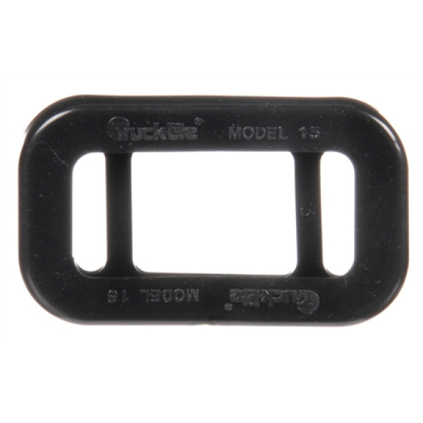 Image of Open Back, Black Grommet For 15 Series And 1.5 x 3 in. Rectangular Lights from Trucklite. Part number: 15702