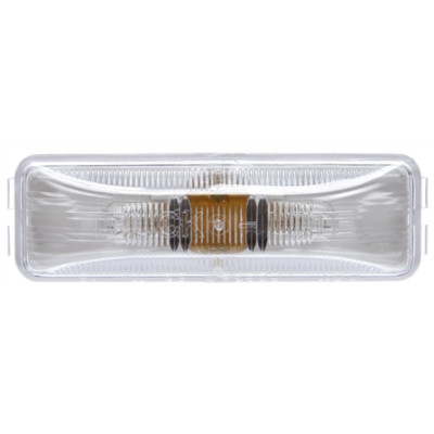 Image of 19 Series, Incan., 2 Bulb, Clear, Rectangular, Utility Light, 12V from Trucklite. Part number: 19200C