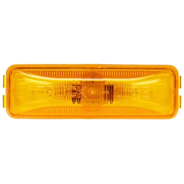 Image of 19 Series, Incan., Yellow Rectangular, 2 Bulb, Base, M/C Light, PC, 12V from Trucklite. Part number: 19200Y